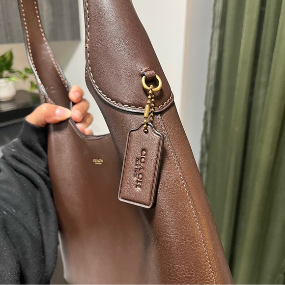 coach brooklyn shoulder bag 28 in brass/maple - Picture 10 of 16